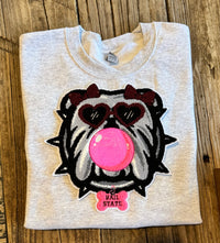 Load image into Gallery viewer, Bulldog Patch blowing bubble
