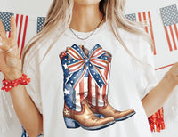 Load image into Gallery viewer, American girly cowboy boots
