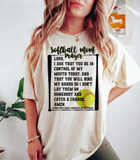 Load image into Gallery viewer, Softball Mom Prayer

