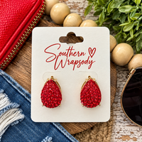 Load image into Gallery viewer, Druzy earrings
