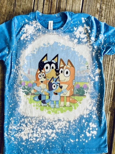 Bluey and Family  Southern Wrapsody T-Shirts